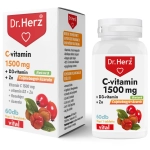 Dr. Herz C-vitamin 1500mg+D3+Zn csipkebogyóval és acerola kivonattal tabletta 60 db