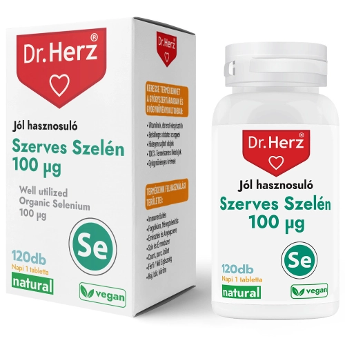 Dr. Herz Jól Hasznosuló Szerves Szelén 100mcg 120 db tabletta