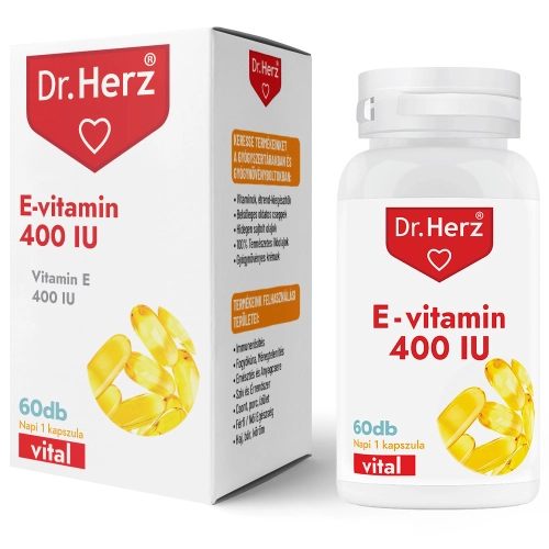 Dr. Herz Vitamin E 400IU soft gelatin capsules 60 pcs