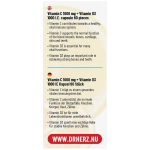 Dr. Herz C-vitamin 1000 mg + D3-vitamin 1000 NE kapszula 60 db