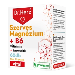   Dr. Herz Organic Magnesium + B6 + Organic Zinc capsules 60 pcs