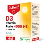 Dr. Herz D3-vitamin 4000 NE+Szerves Cink kapszula 60 db