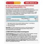 Dr. Herz D3-vitamin 4000 NE+Szerves Cink kapszula 60 db