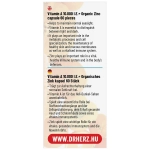 Dr. Herz Vitamin A 10000 IU + Organic Zinc 60pcs capsules box