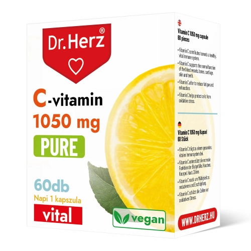 Dr. Herz Vitamin C 1050 mg PURE capsules 60 pcs