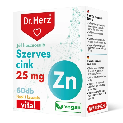 Dr. Herz Organic Zinc 25 mg capsules 60 pcs