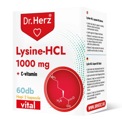 Dr. Herz L-Lysine HCl + Vitamin C 60 capsules