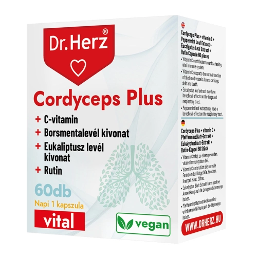 Dr. Herz Cordyceps Plus + Vitamin C 60 capsules