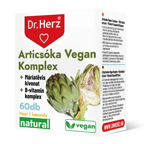 Dr. Herz Artichoke 400 mg 60 vegan capsules