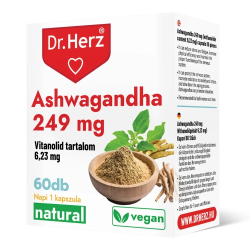 Dr. Herz Ashwagandha 249 mg 60 capsules