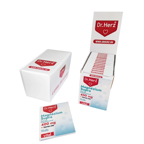 Dr. Herz Magnesium Supra 400 mg + Organic Zinc capsules 15 pcs