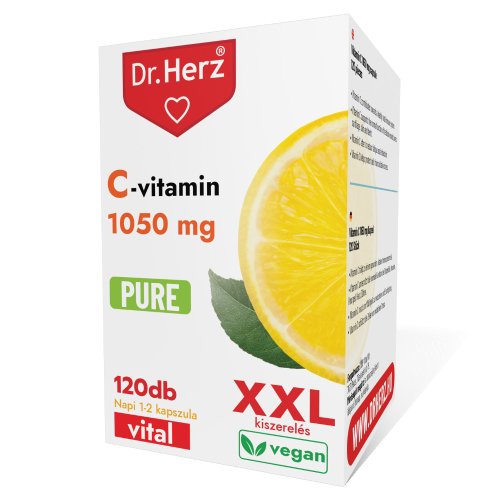 Dr. Herz C-vitamin 1050 mg PURE  kapszula 120 db XXL