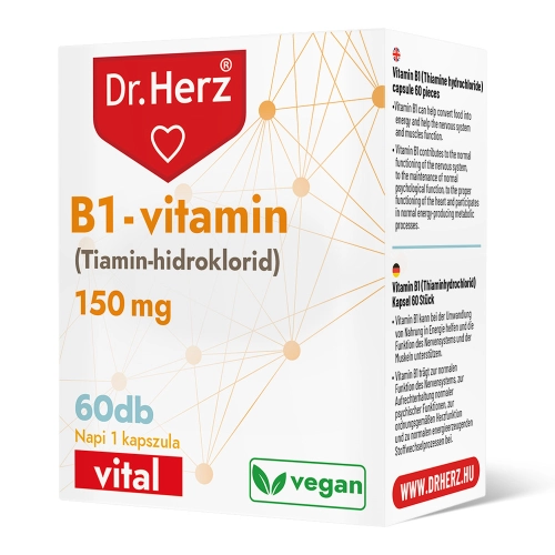 Dr. Herz Vitamin B1 150 mg 60 capsules