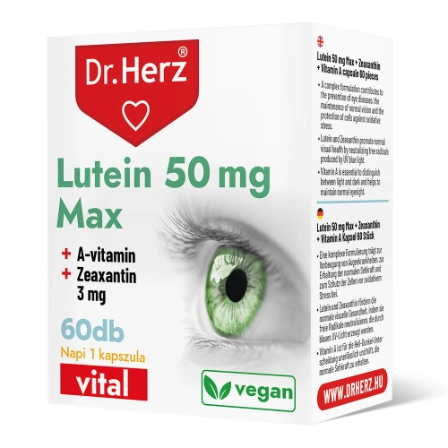 DR Herz LUTEIN MAX 50 mg 60 db kapszula