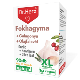Dr. Herz Fokhagyma + Galagonya +Olajfa 90 db kapszula XL