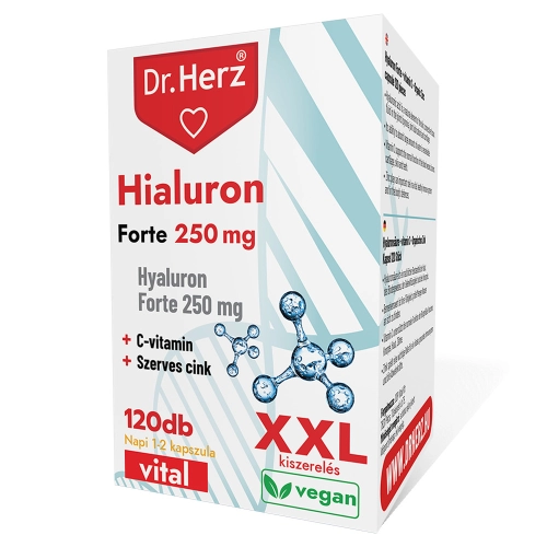 Dr. Herz Hialuron Forte 250 mg  kapszula 120 db XXL