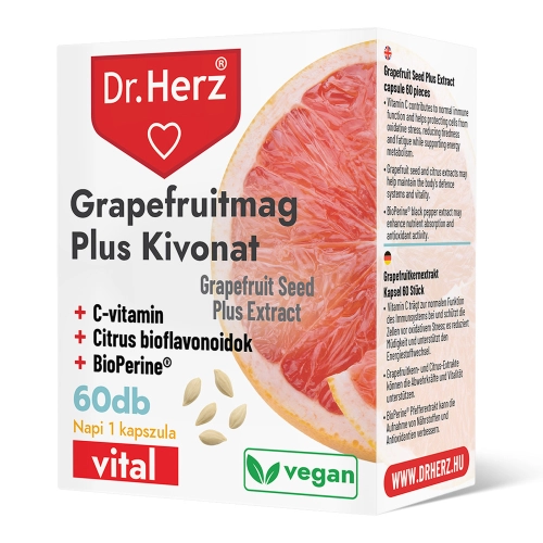 Dr. Herz Grapefruitmag Plus kivonat 60 db kapszula