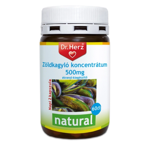 Dr. Herz Zöldkagyló 500mg kapszula 60db