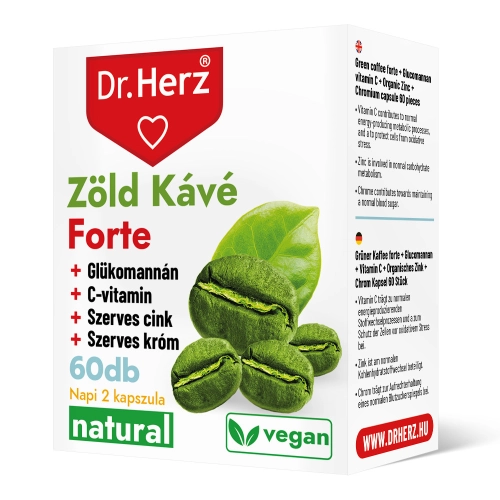 Dr. Herz Green Coffee Forte + Vitamin C + Glucomannan 60 capsules