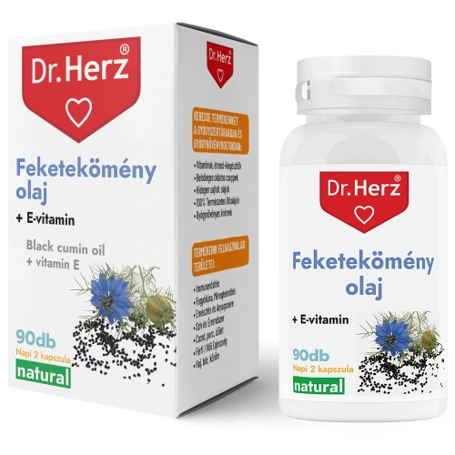 Dr. Herz Black Cumin Oil capsules 500 mg 90 pcs with Vitamin E