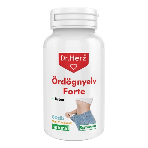 Dr. Herz Glücomannán "Ördögnyelv" Forte 500 mg kapszula 60 db