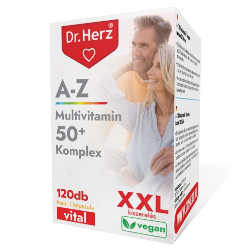 Dr. Herz A-Z 50+ Multivitamin Komplex 120 db kapszula XXL